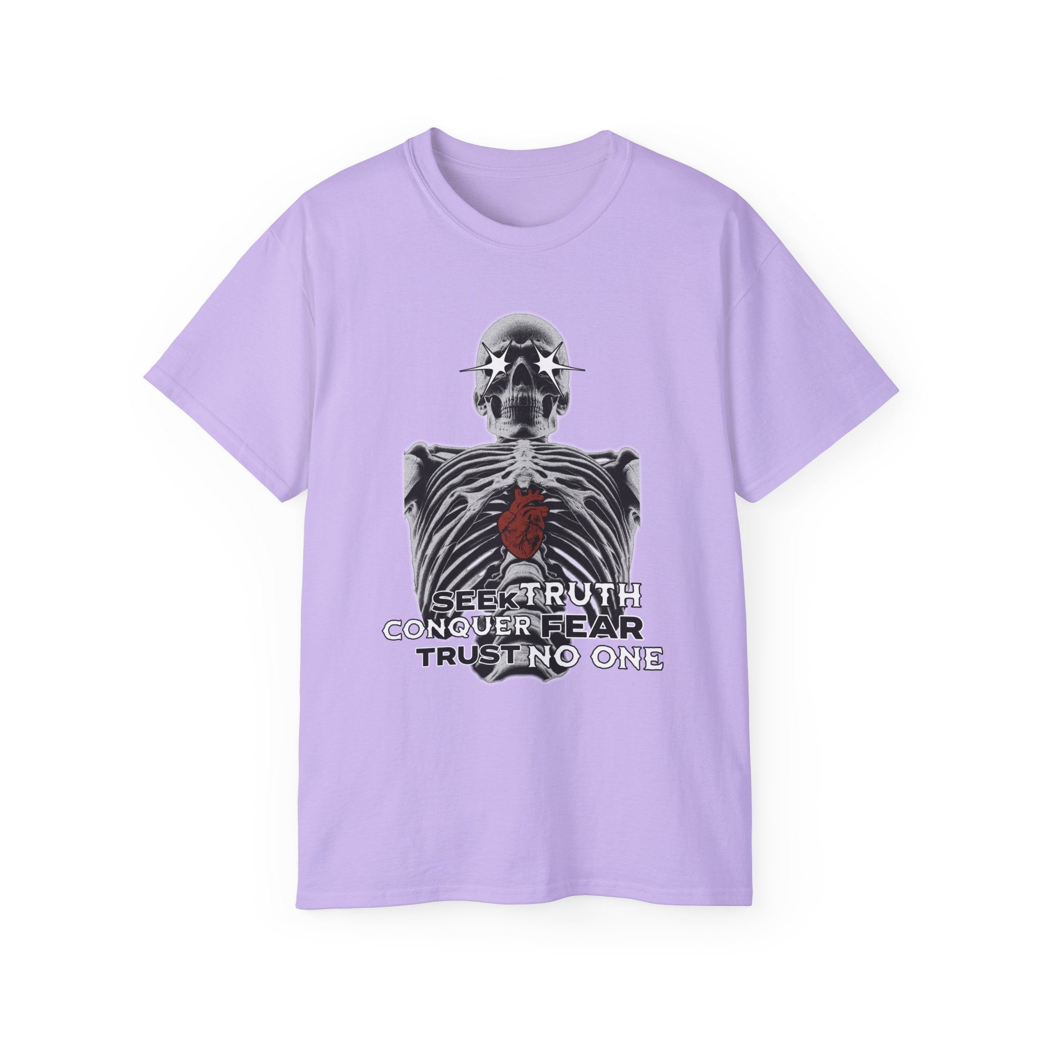 Exposed Heart - Unisex Cotton Tee (Front) - Damned Threads